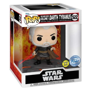 Funko Star Wars 522 - Darth Tyranus (Brilha no escuro)