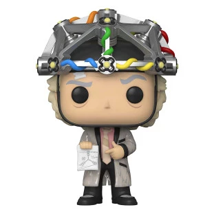 Funko De Volta Para o Futuro - Emmett Brown com Capacete - Edição de Colecionador