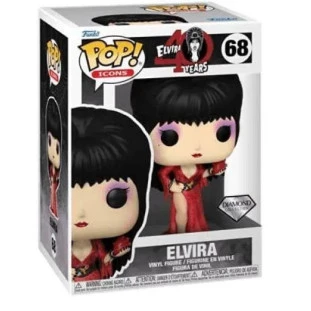 Funko Elvira Rainha das Trevas 40 Anos - Elvira 68 - Coleção Diamante