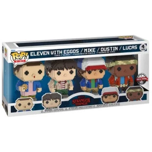 Funko - Stranger Things - Mike - Dustin - Lucas - Eleven With Eggos 