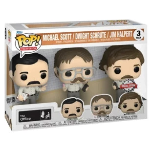 Funko The Office 3 -  Michael Scott - Dwight Schrute - Jim Halpert