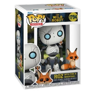 Funko Pop! Movies - The Wild Robot 1794 - Roz With Fink & Brightbill