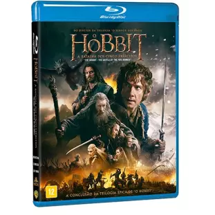 Blu-ray - O Hobbit - A Batalha dos Cinco Exércitos (DUPLO) - Peter Jackson - Martin Freeman - Ian McKellen - Orlando Bloom