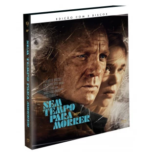 Blu-ray - 007 - Sem Tempo Para Morrer - Edição de Colecionador - Duplo com livreto importado de 46 páginas (Exclusivo)
