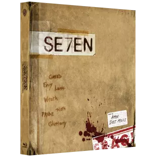 Blu-ray - Seven - Edição de Colecionador - Exclusivo (Brad Pitt - Morgan Freeman - David Fincher)