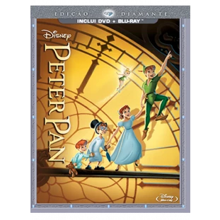 Blu-ray + DVD - Peter Pan - Edição Diamante (Com luva)
