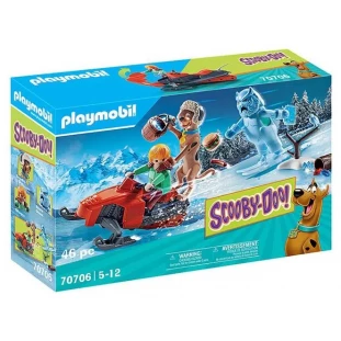 Playmobil - Scooby-Doo! Aventura Com Fantasma Da Neve (70706)