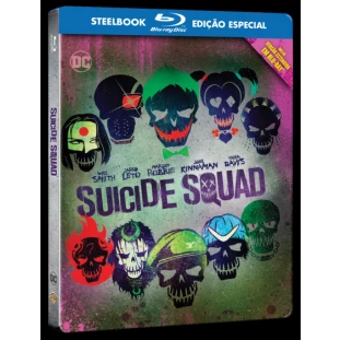 Blu-ray - Esquadrão Suicida (Steelbook)