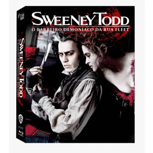 Blu-ray + CD - Sweeney Todd - O Barbeiro Demoníaco da Rua Fleet - Edição de Colecionador (Exclusivo) - Johnny Depp - Helena Bonham Carter