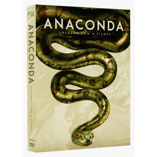 DVD - Anaconda - Coleção Completa -  Edição de Colecionador (4 Filmes)