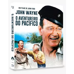 Blu-ray - Os Aventureiros do Pacífico - Edição de Colecionador (John Wayne - Lee Marvin -  John Ford) - Exclusivo