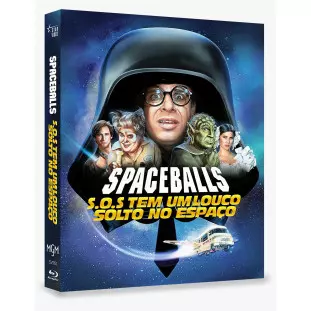 Blu-ray - Spaceballs - S.O.S. - Tem um Louco Solto no Espaço - Edição de Colecionador - Exclusivo (Mel Brooks - Rick Moranis - Bill Pullman - John Candy - Daphne Zuniga)