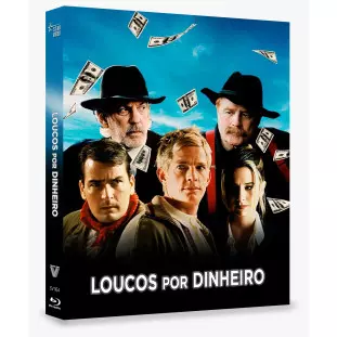 Blu-ray - Loucos Por Dinheiro - Edição de Colecionador - Exclusivo (Charlie Sheen - Mira Sorvino - Donald Sutherland)
