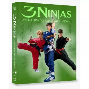 Blu-ray - Três Ninjas – Aventura na Mega Montanha - Edição de Colecionador - Exclusivo 